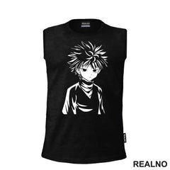 Killua - White Portrait - Hunter x Hunter