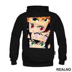 Eyes - Tanjiro, Nezuko, Inosuke And Zenitsu - Demon Slayer