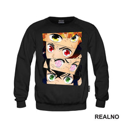 Eyes - Tanjiro, Nezuko, Inosuke And Zenitsu - Demon Slayer