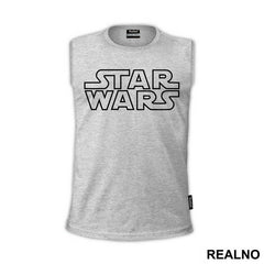 Yellow logo - Star Wars - Majica