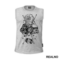 Darth Vader, Stormtrooper And Death Star - Star Wars - Majica