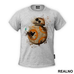 BB - 8 Splashing Colors - Star Wars - Majica