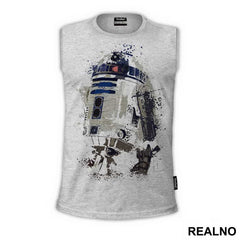 R2D2 Color Dots Splash - Star Wars - Majica