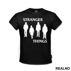 Black Silhouettes - Stranger Things - Majica