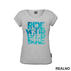 Ride - Blue - Bickilovi - Bike - Majica