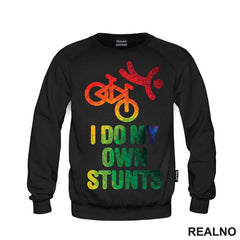 I Do My Own Stunts - Color Bricks - Bickilovi - Bike - Majica