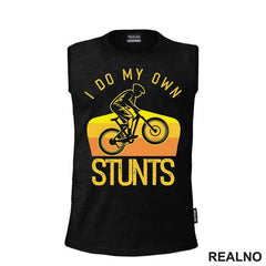 I Do My Own Stunts - Yellow - Bickilovi - Bike - Majica