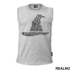 Quotes In Shape Of Wizard Hat - Harry Potter - Majica