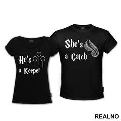He's A Keeper, She's A Catch - Majice za parove