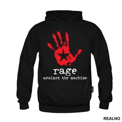Rage Against The Machine - Red Hand And The Star - Muzika - Majica