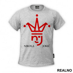 Nikola Jokić - Logo- NBA - Košarka - Majica