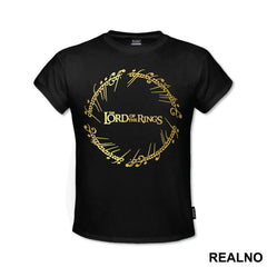 Elvish And Logo - Lord Of The Rings - LOTR - Majica