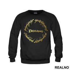 Elvish And Logo - Lord Of The Rings - LOTR - Majica