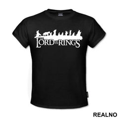 Black Silhouette - Fellowship Shadows- Lord Of The Rings - LOTR - Majica