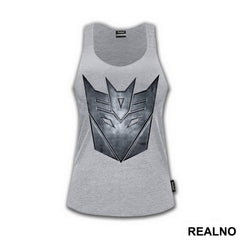 Decepticon Metallic Logo - Transformers - Majica