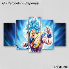 Super Saiyan - Goku - Slika na platnu - Kanvas