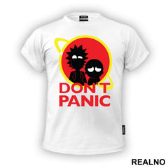 Don't Panic- Rick And Morty - Majica