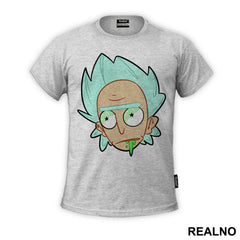Rick Sanchez Portrait - Rick And Morty - Majica