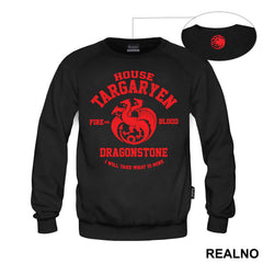 House Targaryen - Fire And Blood - Dragon Stone - I Will Take What Is Mine - Red - House Targaryen - Game Of Thrones - GOT - Majica