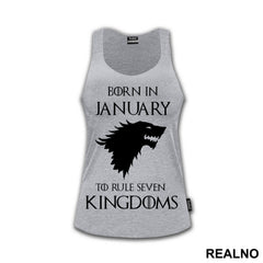 Born To Rule Seven Kingdoms - House Stark - Game Of Thrones - GOT - Majica