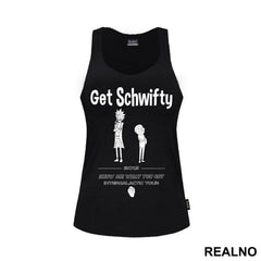 Get Schwifty - 2015 - Show Me What You Got - Intergalactic Tour - Rick And Morty - Majica