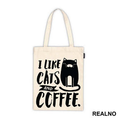 I Like Cats And Coffee - Mačke - Cat - Majica