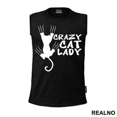 Crazy Cat Lady - Scratches - Mačke - Cat - Majica