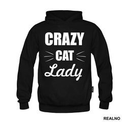 Crazy Cat Lady - Cat Whiskers - Mačke - Cat - Majica