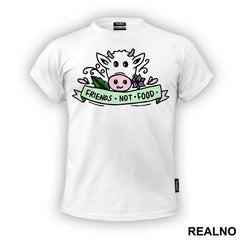 Friends Not Food - Cow - Vegan - Majica