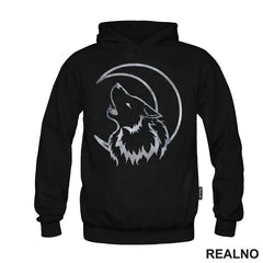 Wolf Howling At The Moon - Vuk - Životinje - Majica