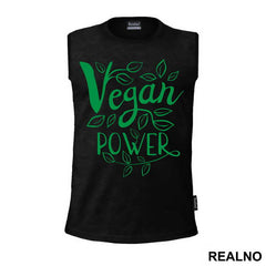Vegan Power - Green - Vegan - Majica