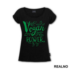Vegan Power - Green - Vegan - Majica