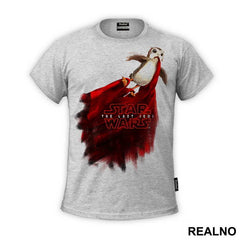 Porg And Red Logo - The Last Jedi - Star Wars - Majica