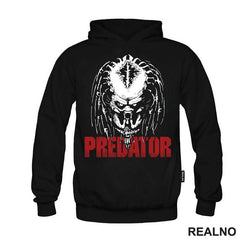 Red Logo And Head - Predator - Majica