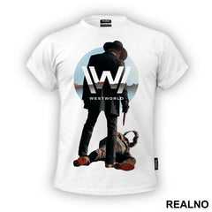 Man In Black And A Gun - Westworld - Majica