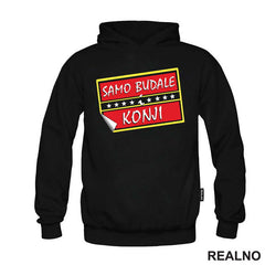 Samo budale i konji - Logo - Mućke - Majica