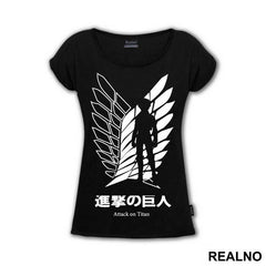 Wings of Freedom - Shadow - Attack on Titan - AOT - Majica