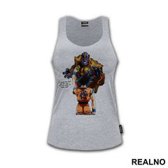 I Found The Last One For You...Are We Ready To Fight Now? - Goku - Thanos - Majica