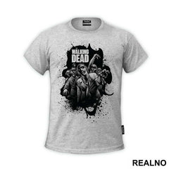 Black Splatter - The Walking Dead - Majica