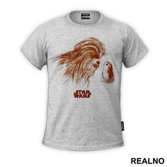 Chewbacca And The Porg - The Last Jedi - Star Wars - Majica