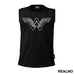 White Outline - Wonder Woman - Majica
