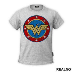 Scratched Shield - Wonder Woman - Majica