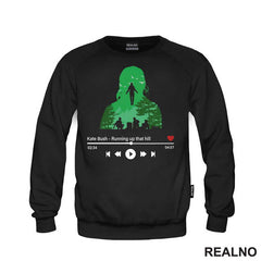 Playlist - Running Up That Hill - Green - Stranger Things - Majica
