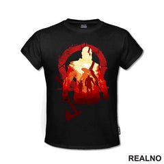 Double Exposure - Kratos And Omega - God Of War - Majica
