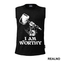 I am worthy - Mjölnir - Thor - Majica