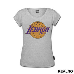 LeBron And LA Lakers Logo - NBA - Košarka - Majica