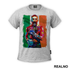 Drawing - Colors - Conor McGregor - MMA - Majica