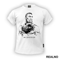 Black Portrait - Conor McGregor - MMA - Majica