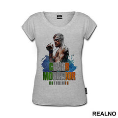 Blue Background - Conor McGregor - MMA - Majica