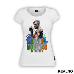 Blue Background - Conor McGregor - MMA - Majica